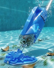 Cordless Pool Vacuum 18.5GPM Suction Telescopic Pole