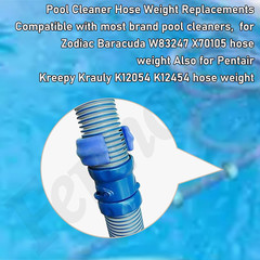 10 Pack Pool Cleaner Hose Weight Replacements Compatible with Zodiac Baracuda W8