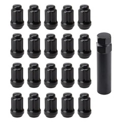 Tapered Spline Drive Lug Nut Kit with Key 12mm x 1.50mm Thread Pitch (20