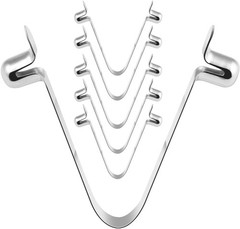 Aquatix Pro Stainless Steel Pool Butterfly V Clips, 6 Pack, Strong Replacement A