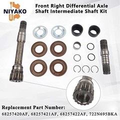 Front Right Intermediate Shaft Inner Shaft Kit Replacement# 68257420AF