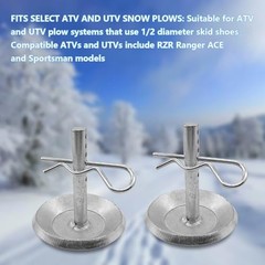 2 Pack Replacement Snow Plow Skid Shoes 2208864 2205071 Replaces Part ATV UTV