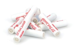 VAUEN Dr. Perl Junior 9mm Charcoal Pipe Filters, 180 1.4&Prime; x x 0.4&Prime;, red