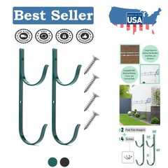 Aluminum Pool Pole Hanger Hooks – Heavy Duty 2 Pack, Perfect for Outdoor Gear