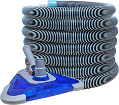 1.5-Inch X 24-Feet Swimming Pool Vacuum Hose with Triangular Weighted Head