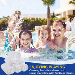 100 Pack Pool Skimmer Socks Ultra Fine Mesh Pool Filter Cleaning