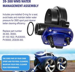 For Zodiac Polaris 3900 Sport Water Management System Assembly w O-Ring 39-300