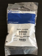Zodiak Caretaker Pop Up Bayonet Replacement Cleaning Head Light Gray (3-9-507)
