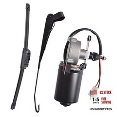 12V Electric Windshield Wiper Motor Kit Replacement for Polaris RZR