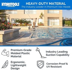 Weighted Pool Vacuum Head with Universal Hose Connector – Perfect for Any Pool