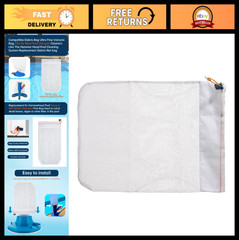 Pool Vacuum Bag Replacement – Ultra Fine 150 Micron Mesh for Swimming Pool Clean