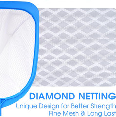 62 » Long Hot Tub Skimmer for Spa, Handy Pool Skimmer Net with Ultra Fine Diamon