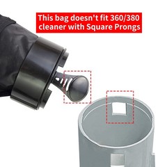 Black Nylon Mesh Pool Cleaner Bags,All Purpose Filter Bag K13 K16 with Zipper…
