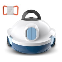 Y10 Robotic Pool Cleaner, Cordless Vacuum W/High Efficiency Dual Suction Power