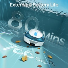 Letexpool S2 Cordless Robotic Pool Vacuum for Above Ground Pools