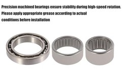 Front Differential Axle Intermediate Shaft Inner Shaft Kit Replacement for