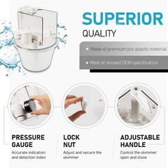 R211100 Vac-Mate Pool Cleaner Dispenser Box for Pentair Skimmer Complete